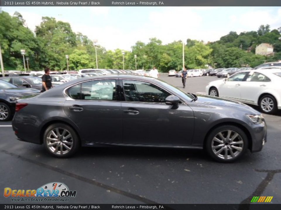 2013 Lexus GS 450h Hybrid Nebula Gray Pearl / Black Photo #5