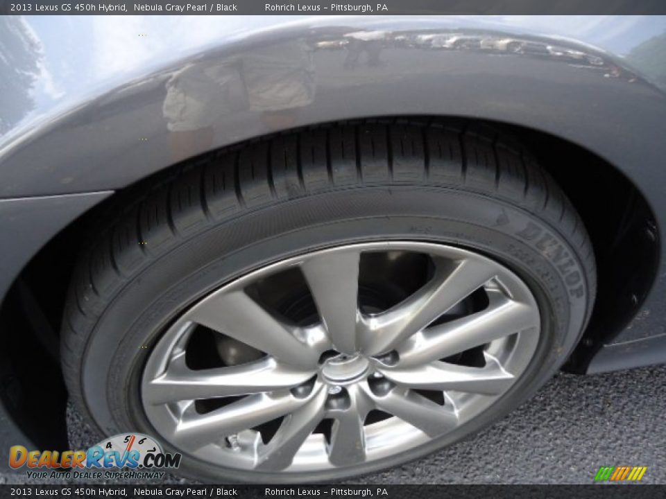 2013 Lexus GS 450h Hybrid Nebula Gray Pearl / Black Photo #9