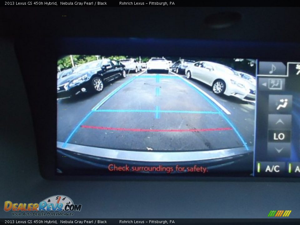 2013 Lexus GS 450h Hybrid Nebula Gray Pearl / Black Photo #18