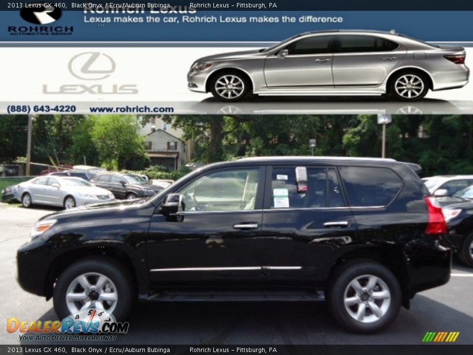 2013 Lexus GX 460 Black Onyx / Ecru/Auburn Bubinga Photo #1