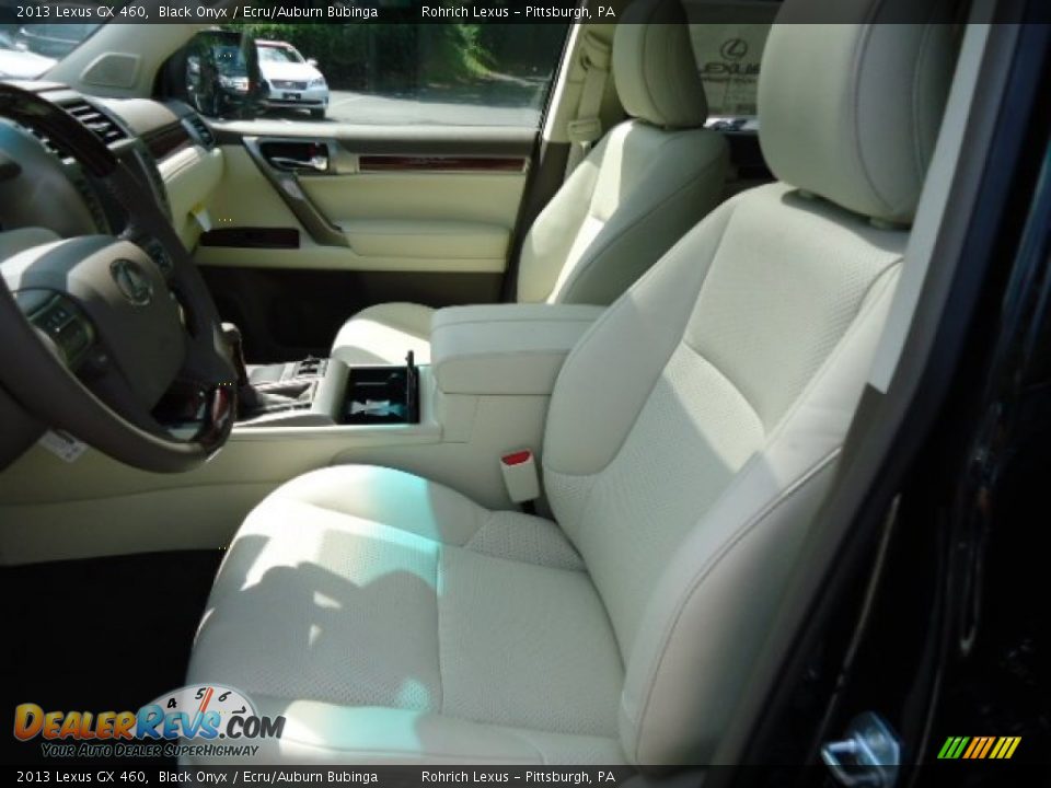 2013 Lexus GX 460 Black Onyx / Ecru/Auburn Bubinga Photo #10