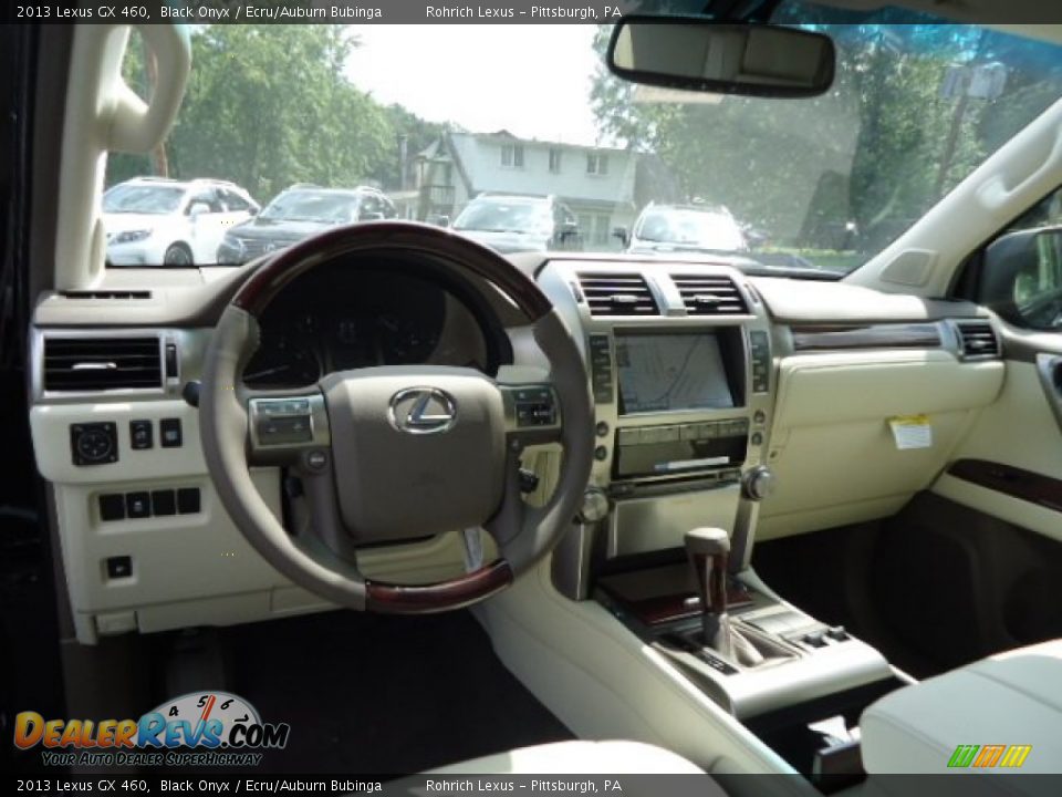 2013 Lexus GX 460 Black Onyx / Ecru/Auburn Bubinga Photo #13