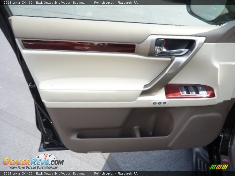 2013 Lexus GX 460 Black Onyx / Ecru/Auburn Bubinga Photo #14