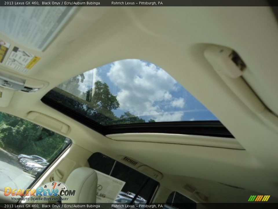 2013 Lexus GX 460 Black Onyx / Ecru/Auburn Bubinga Photo #15