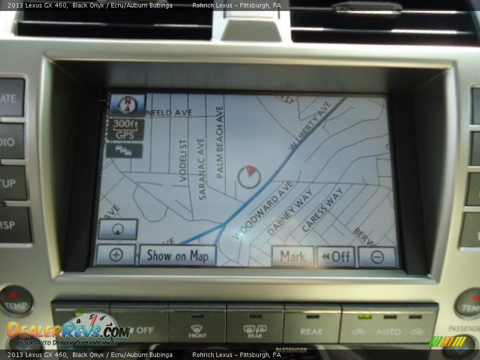 2013 Lexus GX 460 Black Onyx / Ecru/Auburn Bubinga Photo #17