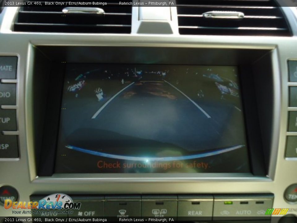 2013 Lexus GX 460 Black Onyx / Ecru/Auburn Bubinga Photo #18