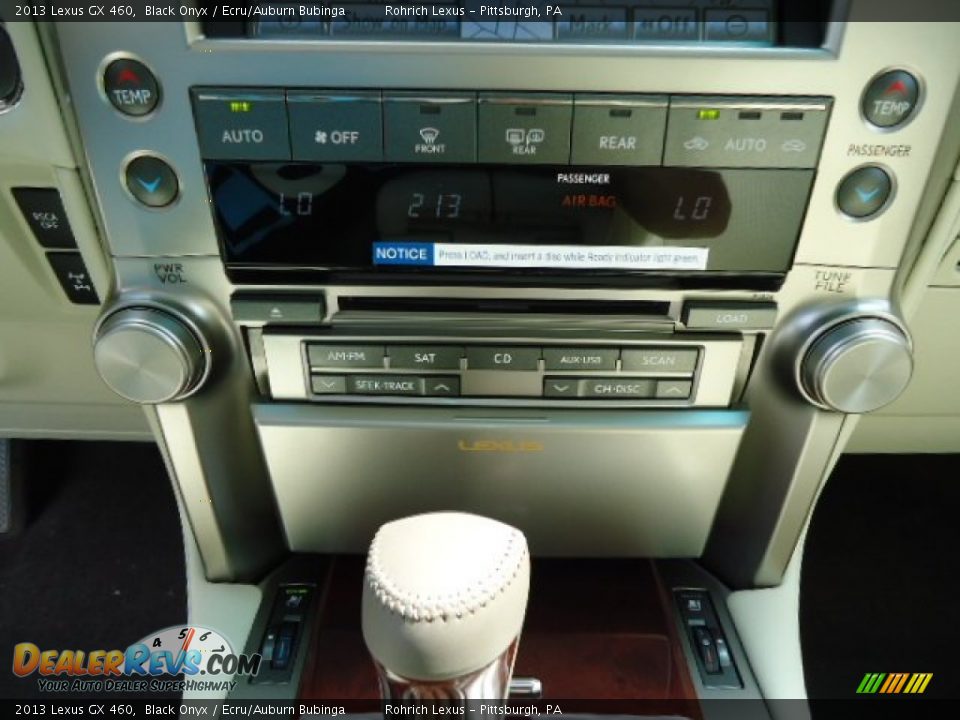 2013 Lexus GX 460 Black Onyx / Ecru/Auburn Bubinga Photo #19