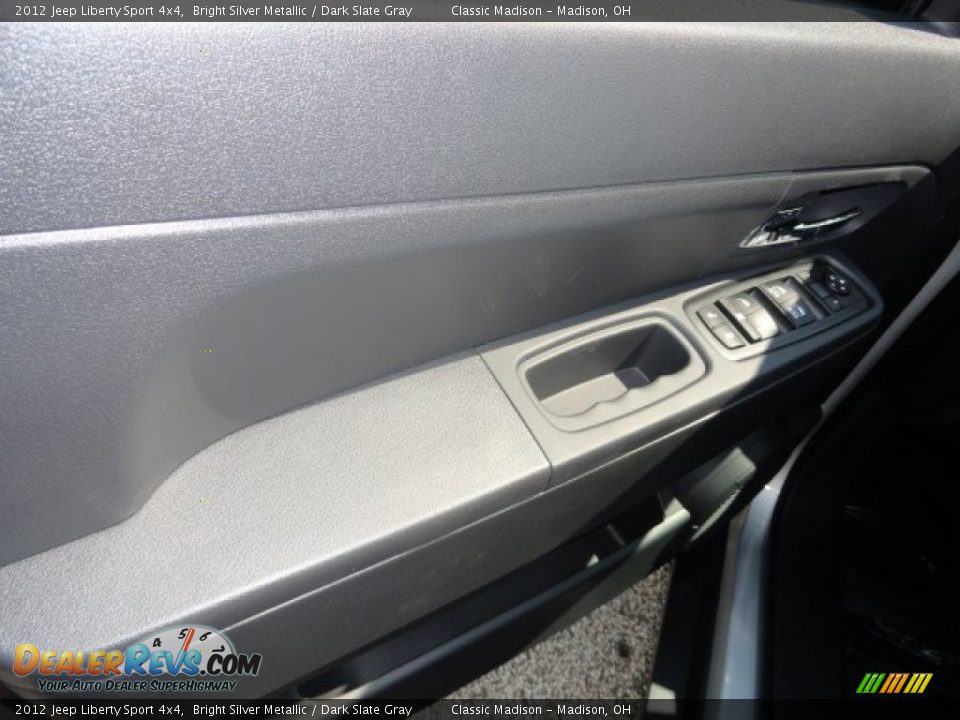 2012 Jeep Liberty Sport 4x4 Bright Silver Metallic / Dark Slate Gray Photo #3