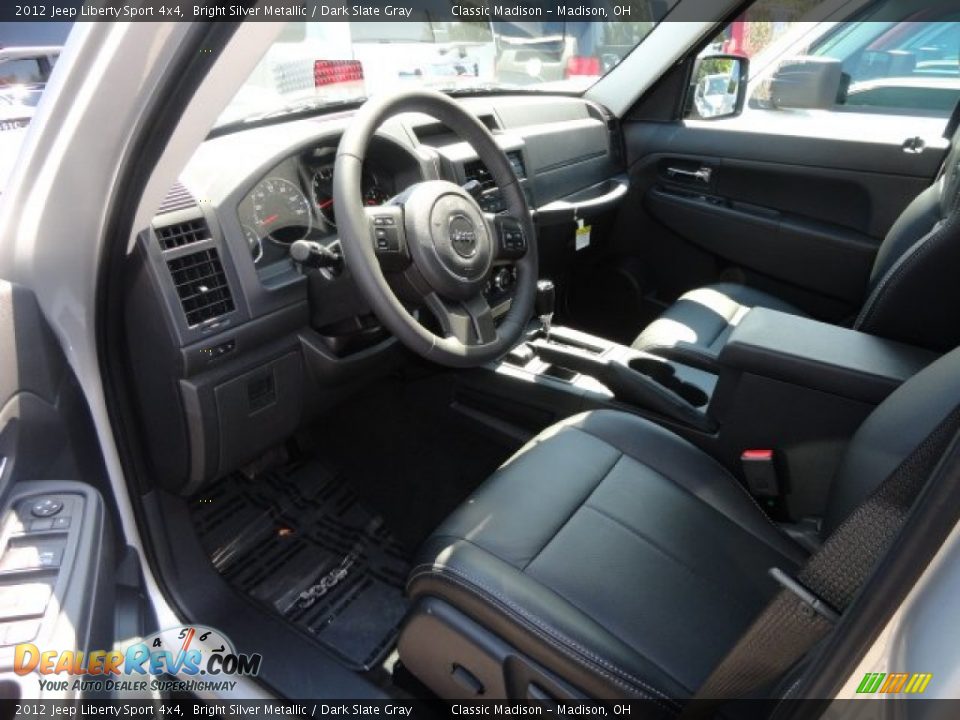 2012 Jeep Liberty Sport 4x4 Bright Silver Metallic / Dark Slate Gray Photo #4