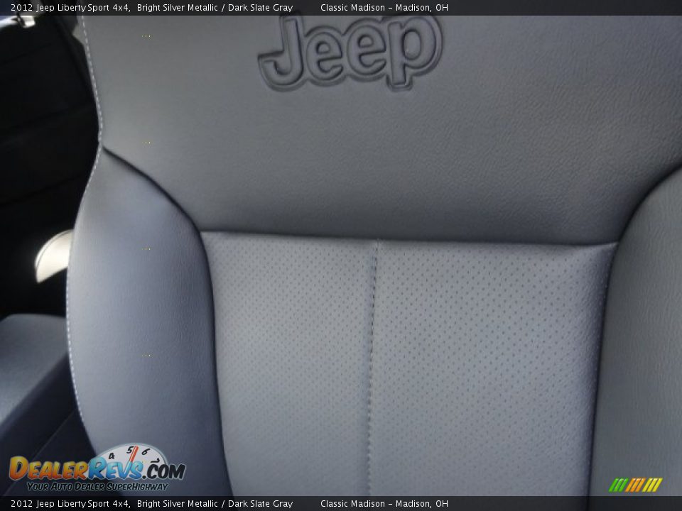 2012 Jeep Liberty Sport 4x4 Bright Silver Metallic / Dark Slate Gray Photo #5