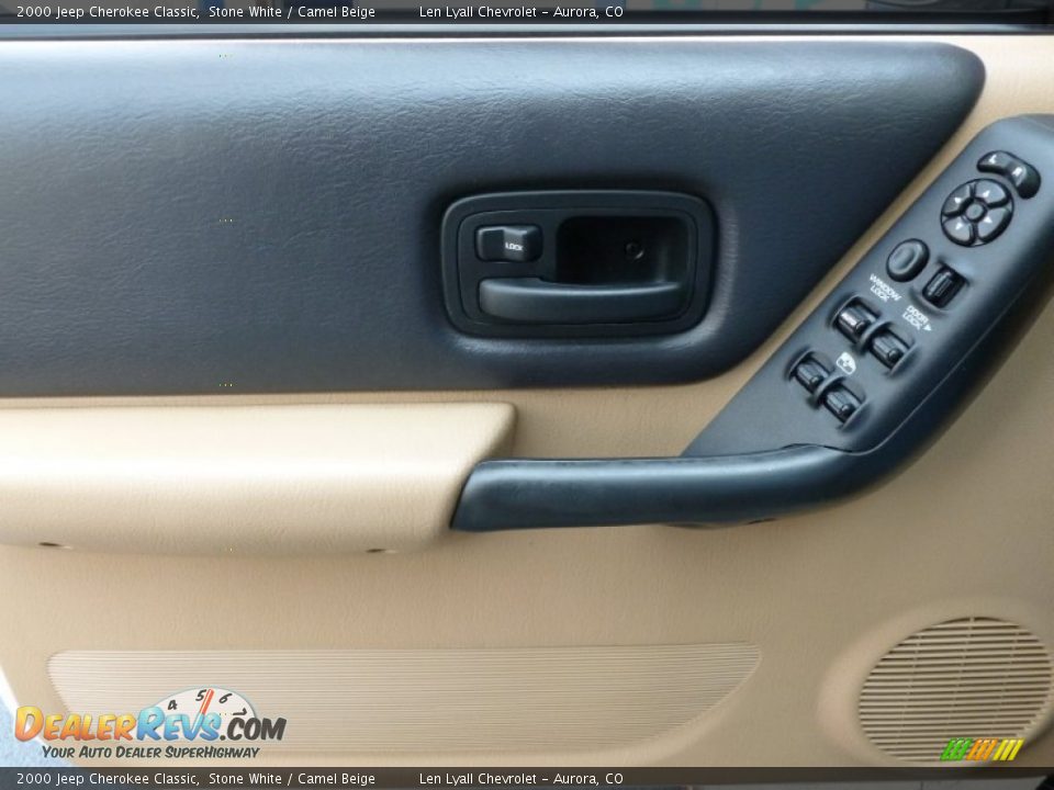 2000 Jeep Cherokee Classic Stone White / Camel Beige Photo #7