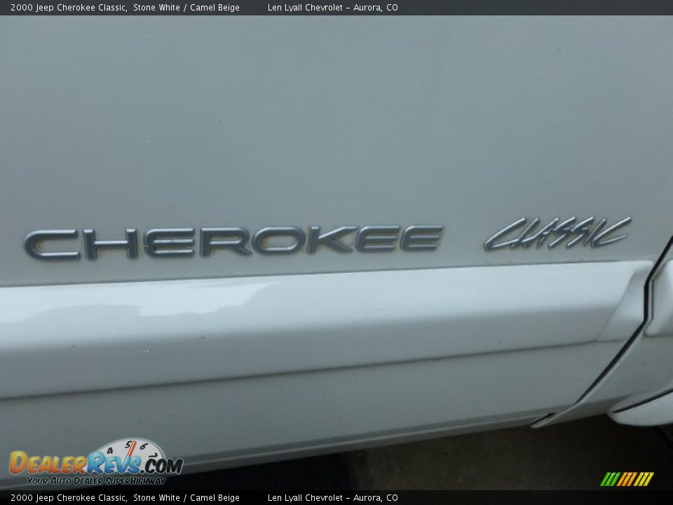 2000 Jeep Cherokee Classic Stone White / Camel Beige Photo #12