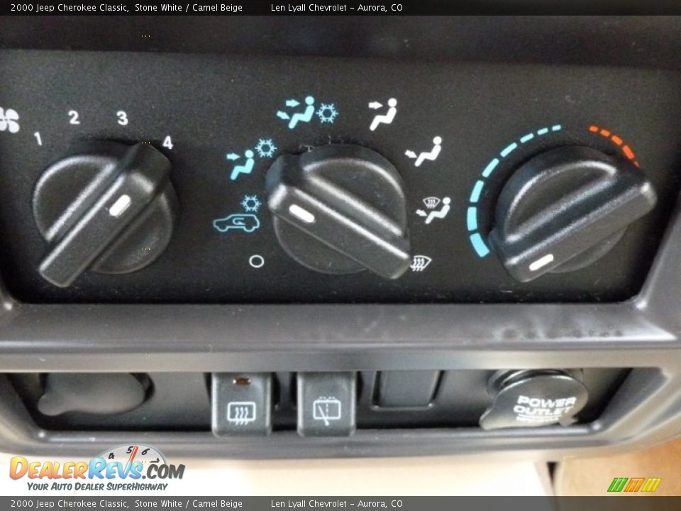 Controls of 2000 Jeep Cherokee Classic Photo #21