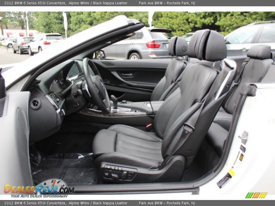 Front Seat of 2012 BMW 6 Series 650i Convertible Photo #11