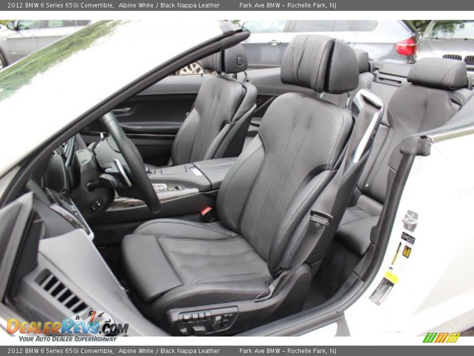 Front Seat of 2012 BMW 6 Series 650i Convertible Photo #12