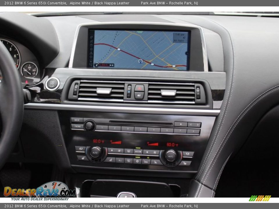 Controls of 2012 BMW 6 Series 650i Convertible Photo #14