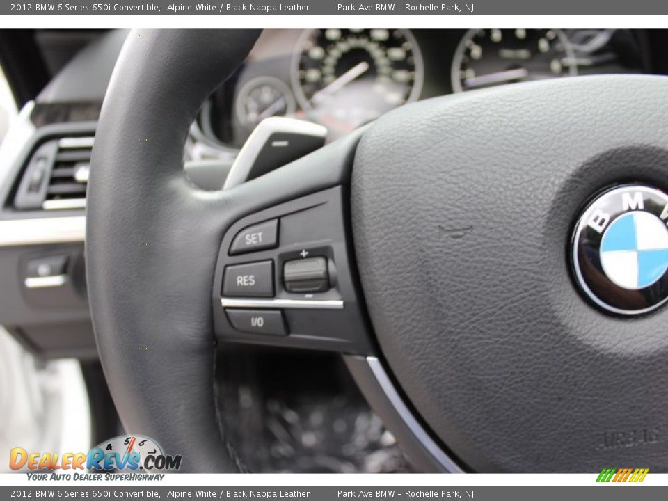 Controls of 2012 BMW 6 Series 650i Convertible Photo #17