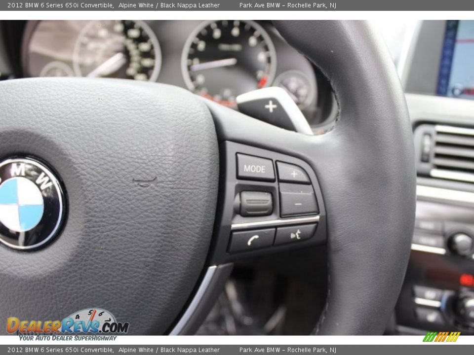 Controls of 2012 BMW 6 Series 650i Convertible Photo #18