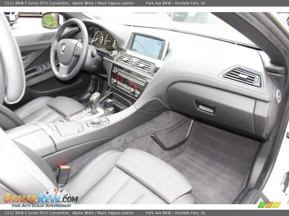 Dashboard of 2012 BMW 6 Series 650i Convertible Photo #24