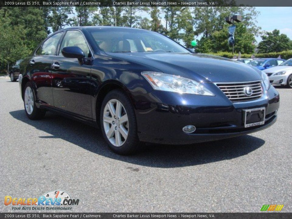 2009 Lexus ES 350 Black Sapphire Pearl / Cashmere Photo #1