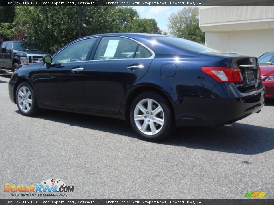 2009 Lexus ES 350 Black Sapphire Pearl / Cashmere Photo #4