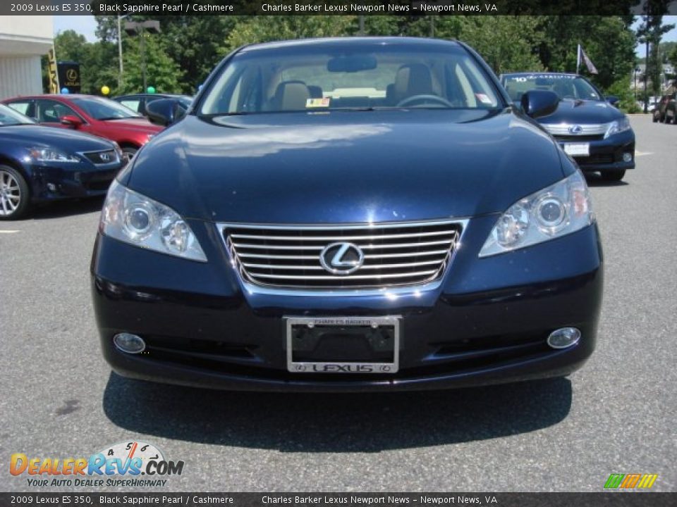 2009 Lexus ES 350 Black Sapphire Pearl / Cashmere Photo #5