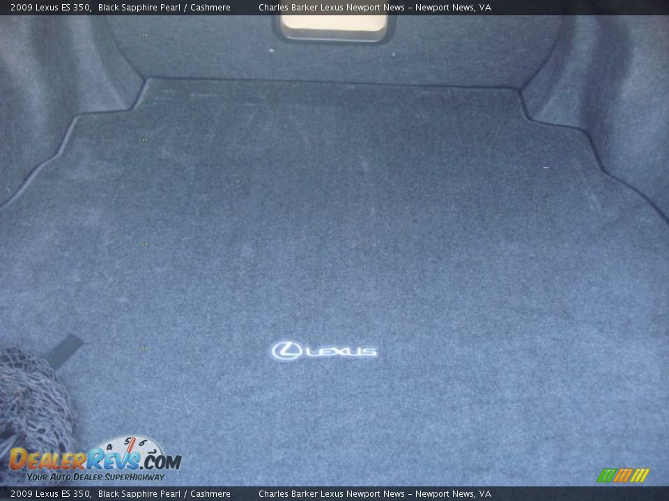 2009 Lexus ES 350 Black Sapphire Pearl / Cashmere Photo #17