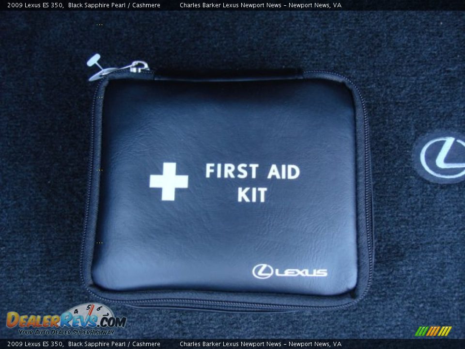 2009 Lexus ES 350 Black Sapphire Pearl / Cashmere Photo #18