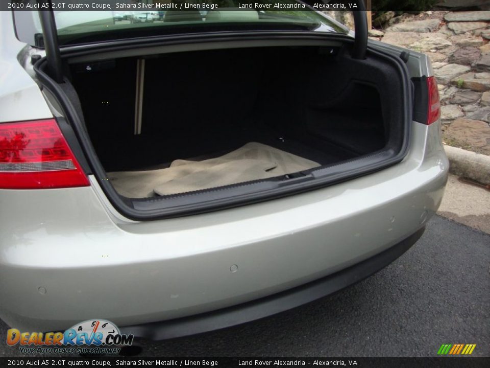2010 Audi A5 2.0T quattro Coupe Trunk Photo #13