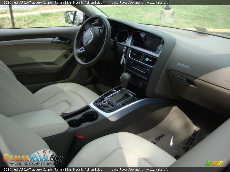 Dashboard of 2010 Audi A5 2.0T quattro Coupe Photo #17