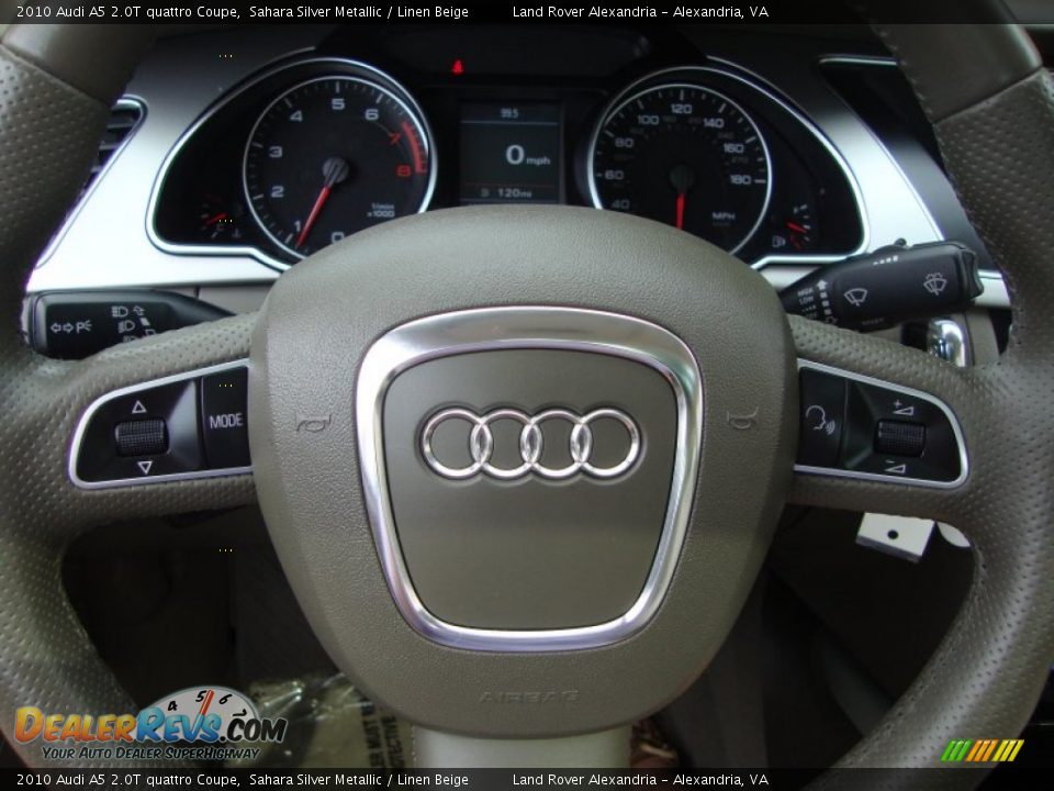 Controls of 2010 Audi A5 2.0T quattro Coupe Photo #25