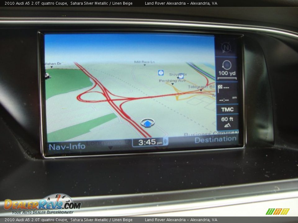 Navigation of 2010 Audi A5 2.0T quattro Coupe Photo #32
