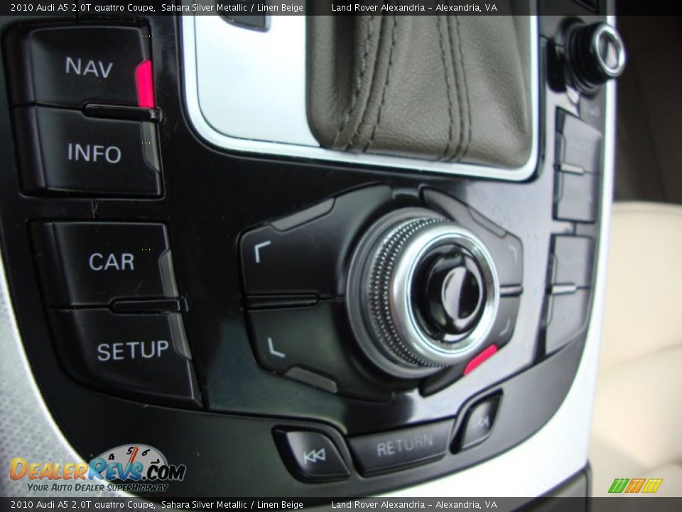 Controls of 2010 Audi A5 2.0T quattro Coupe Photo #35
