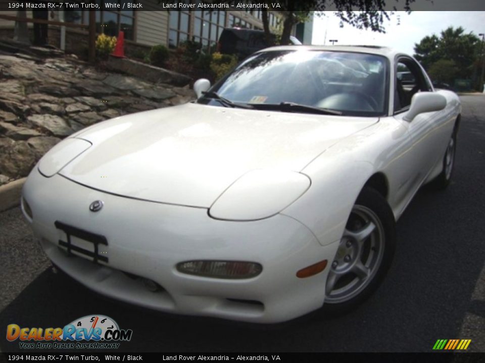 1994 Mazda RX-7 Twin Turbo White / Black Photo #1
