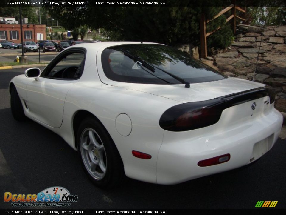 1994 Mazda RX-7 Twin Turbo White / Black Photo #7
