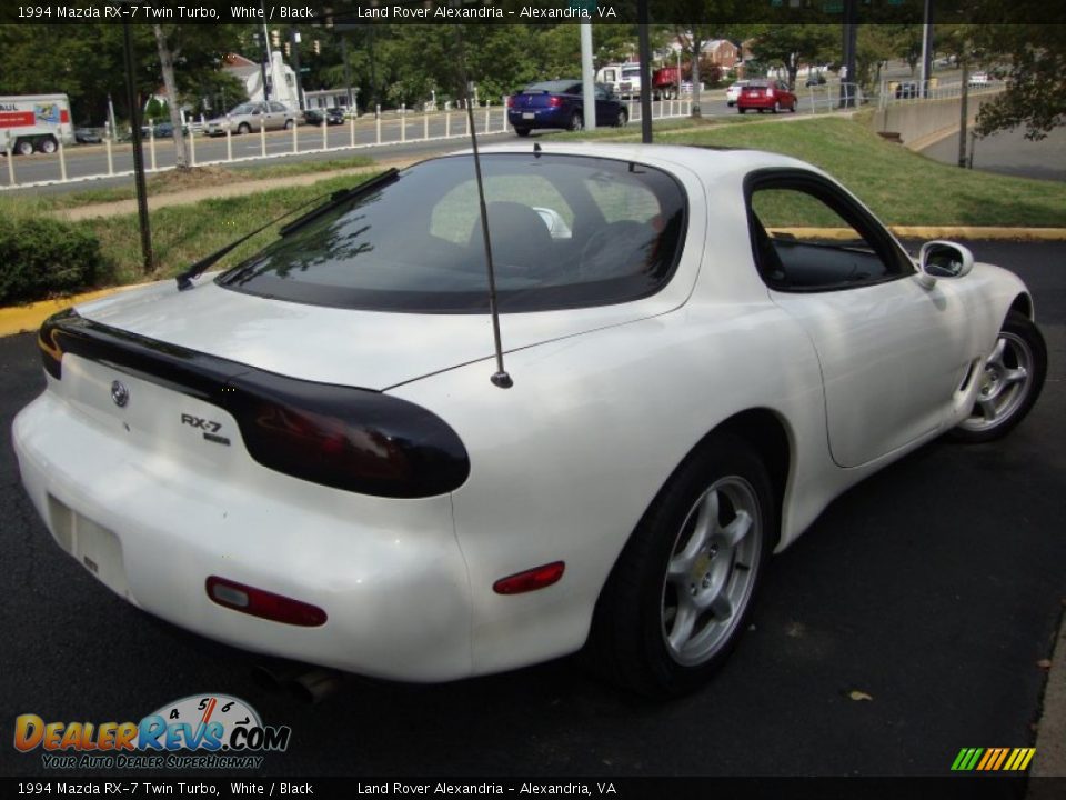 1994 Mazda RX-7 Twin Turbo White / Black Photo #14
