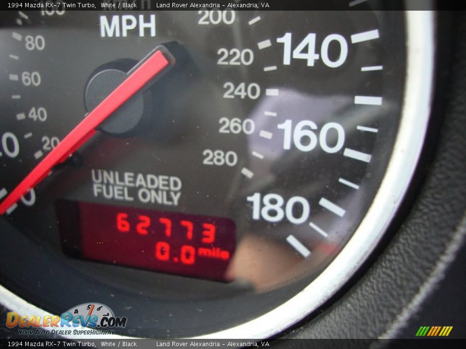 1994 Mazda RX-7 Twin Turbo White / Black Photo #24