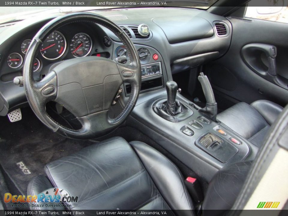 Black Interior - 1994 Mazda RX-7 Twin Turbo Photo #25
