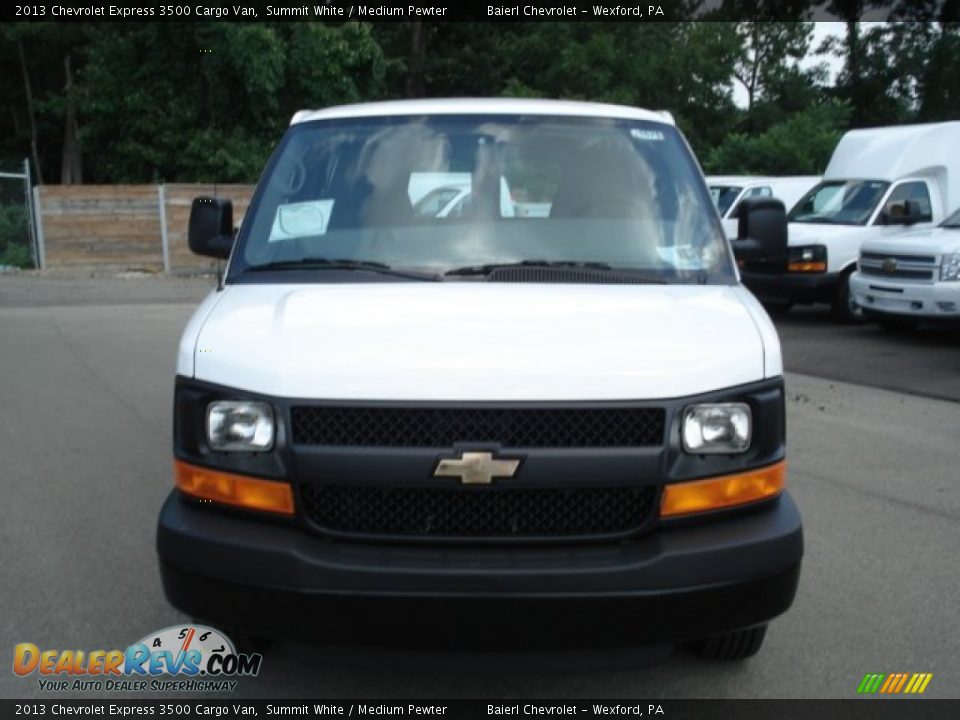 2013 Chevrolet Express 3500 Cargo Van Summit White / Medium Pewter Photo #3