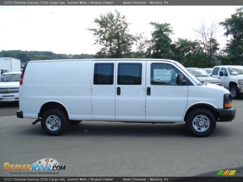 2013 Chevrolet Express 3500 Cargo Van Summit White / Medium Pewter Photo #5