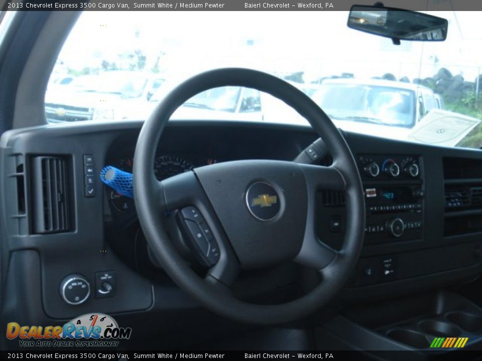2013 Chevrolet Express 3500 Cargo Van Summit White / Medium Pewter Photo #10