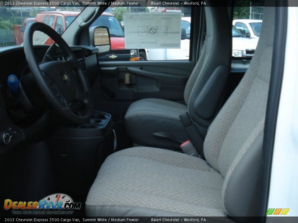 2013 Chevrolet Express 3500 Cargo Van Summit White / Medium Pewter Photo #11