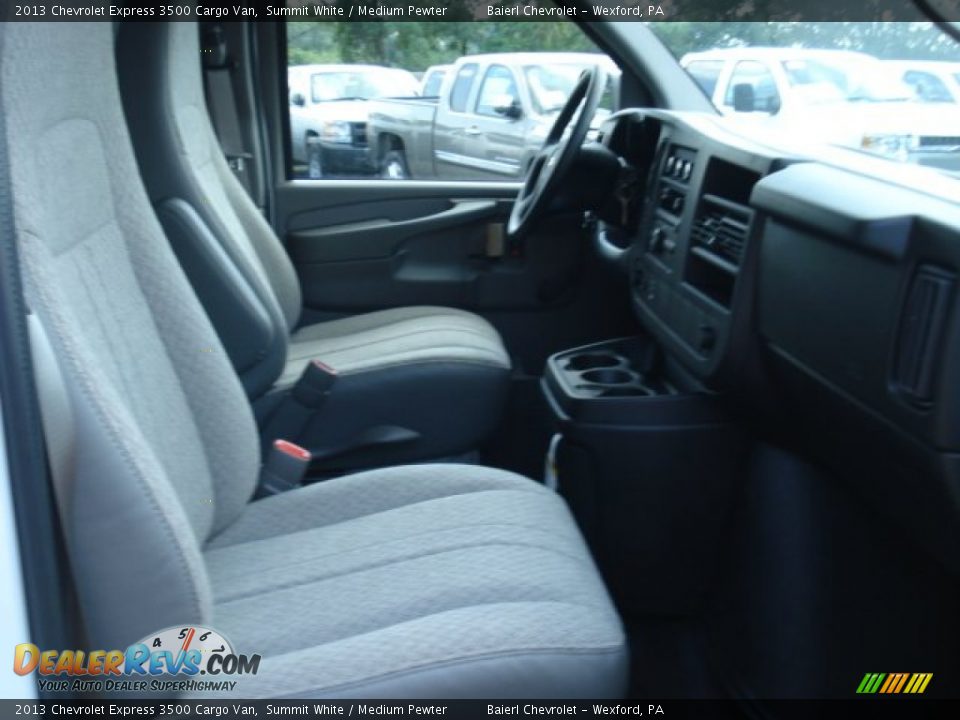 2013 Chevrolet Express 3500 Cargo Van Summit White / Medium Pewter Photo #15