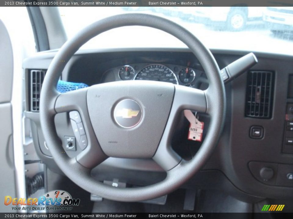 2013 Chevrolet Express 3500 Cargo Van Summit White / Medium Pewter Photo #18