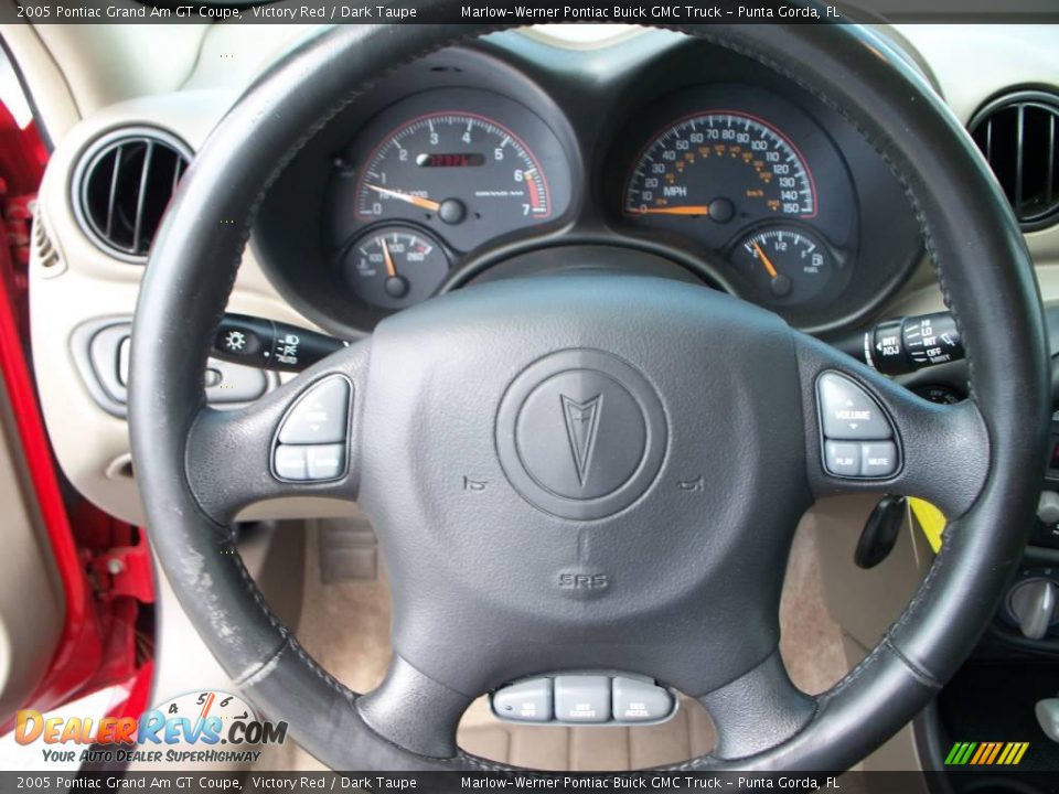 2005 Pontiac Grand Am GT Coupe Victory Red / Dark Taupe Photo #20