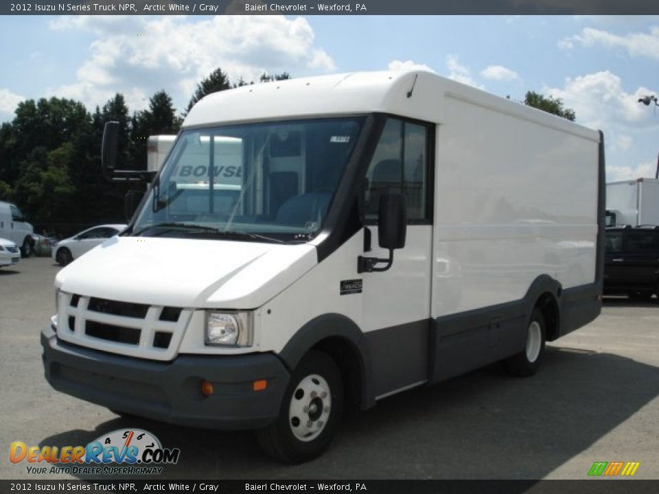 2012 Isuzu N Series Truck NPR Arctic White / Gray Photo #4