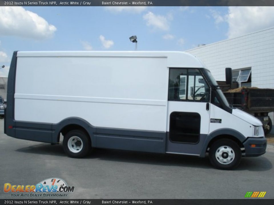 2012 Isuzu N Series Truck NPR Arctic White / Gray Photo #5