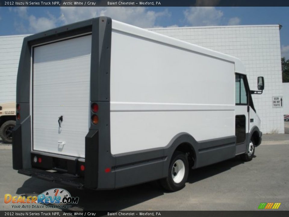 2012 Isuzu N Series Truck NPR Arctic White / Gray Photo #8