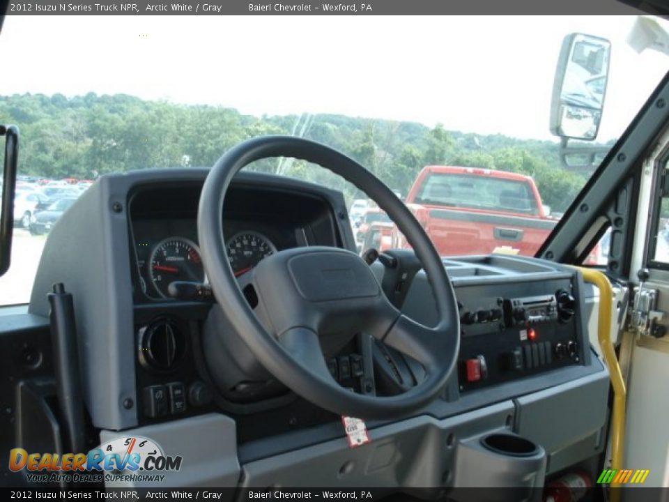2012 Isuzu N Series Truck NPR Arctic White / Gray Photo #10