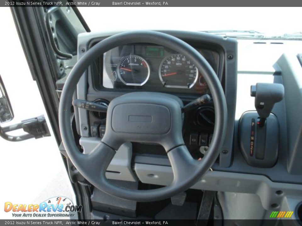 2012 Isuzu N Series Truck NPR Arctic White / Gray Photo #15